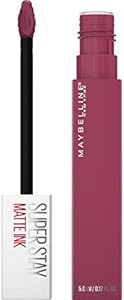 Maybelline Super Stay Matte Ink Liquid Lipstick Makeup, Long Lasting High Impact Color, Up to 16H Wear, Dreamer, Warm Pink Neutral, 1 Count MAYBELLINE