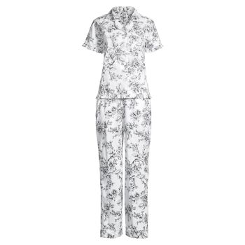 Two-Piece Floral Pajama Set RACHEL PARCELL