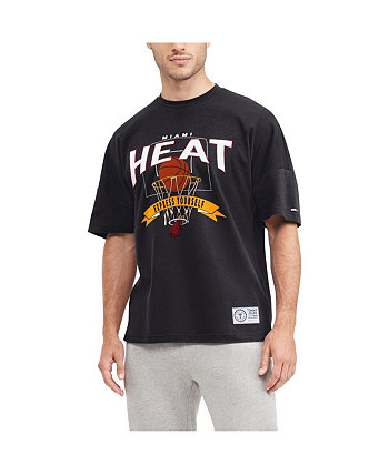 Мужская черная футболка Miami Heat Tim Backboard Tommy Jeans