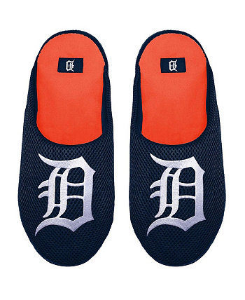 Мужские сетчатые тапочки Detroit Tigers с большим логотипом и цветными блоками FOCO