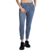 Women's Gaiam Hudson Abstract Floral Midrise Joggers Gaiam