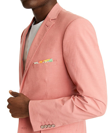 Men's Slim-Fit Plaid Suit Jacket Paisley & Gray