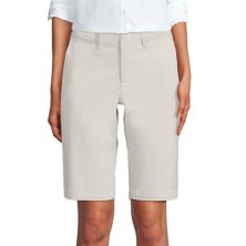 Women's Lands' End 12-in. Classic Bermuda Chino Shorts Lands' End