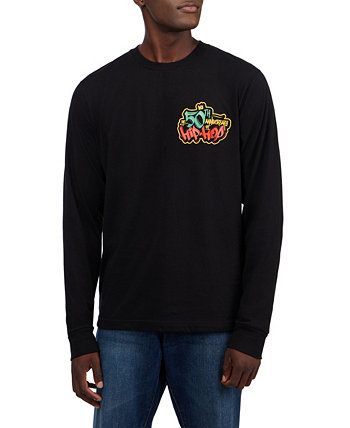 Мужская футболка с круглым вырезом и длинными рукавами в честь 50-летнего юбилея хип-хопа Thread Collective