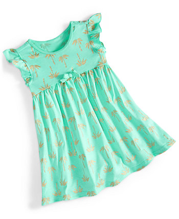 Baby Girls Party Palms Knit Dress, Created for Macy's First Impressions