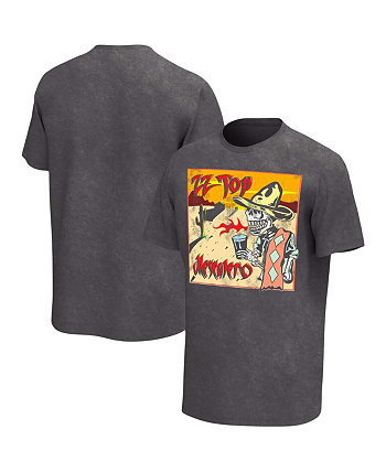 Мужская темно-серая футболка с рисунком ZZ Top Mescalero Philcos