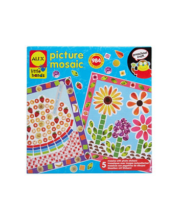 Alex Little Hands Picture Mosaic Kids Toddler Art and Craft Activity Style Me Up!