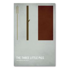 47 '' x 30 '' 'Три поросенка' Картины на холсте Кристиана Джексона Trademark Fine Art