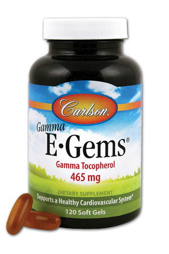 Carlson Gamma E-Gems — 465 мг — 120 мягких капсул Carlson