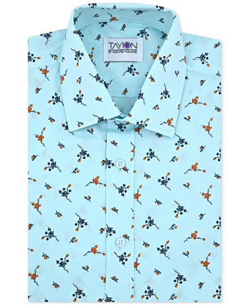 Мужская классическая рубашка с цветочным принтом Tayion Collection