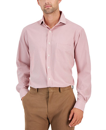 Мужская рубашка классического кроя в тонкую полоску Traveler, созданная для Macy's Club Room