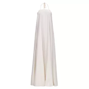 Essi Cotton-Blend Maxi Dress Andrea Iyamah