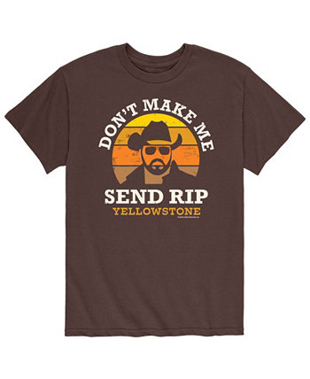 Мужская футболка Yellowstone Don't Make Me Send RIP AIRWAVES