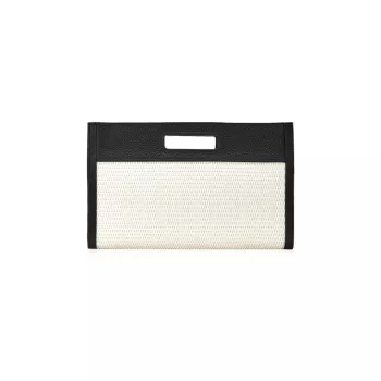 Remy Leather &amp; Raffia Top-Handle Bag Gigi New York