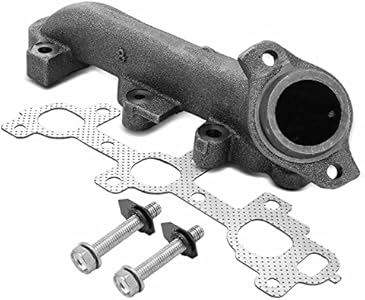 A-Premium Left Engine Exhaust Manifold Kit W/Gasket Bolts & Nuts & Washers [SOHC 6Cyl 3.7L] Compatible with Jeep Grand Cherokee/Commander 2009-2010, Liberty 2009-2012 & Dodge Nitro 2009-2011 A-Premium