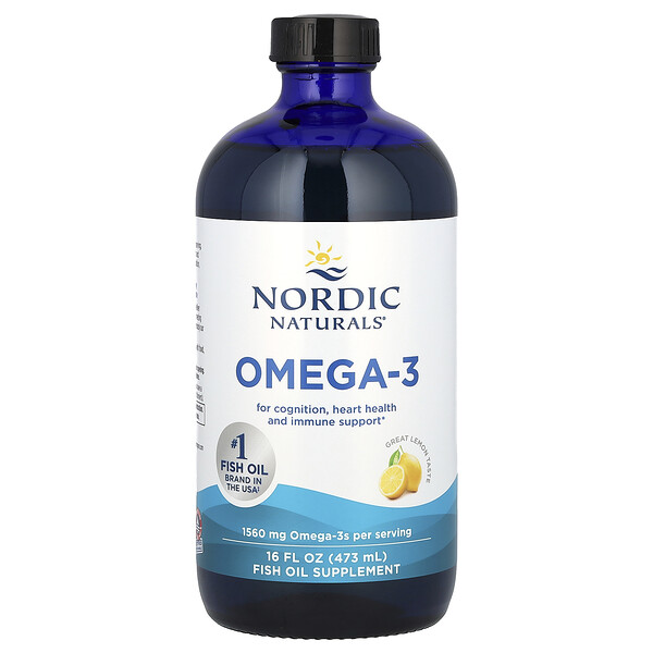 Omega-3 с лимоном - 1560 мг - 473 мл - Nordic Naturals Nordic Naturals