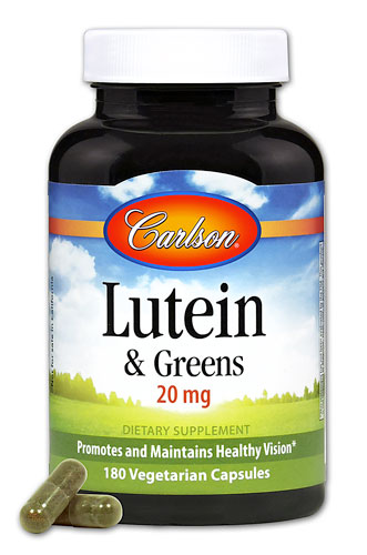 Carlson Лютеин и зелень — 20 мг — 180 вегетарианских капсул Carlson