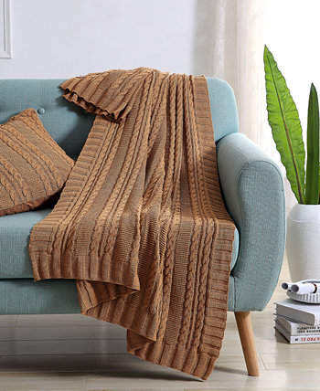 Пледы Dublin Cable Knit VCNY HOME