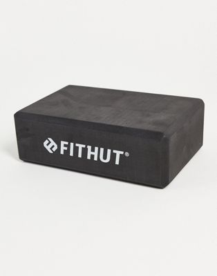 Блок для йоги FitHut черного цвета FIT HUT