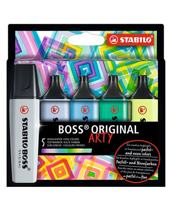 Boss Original Highlighters Arty Cool Colors Набор из 5 предметов Stabilo