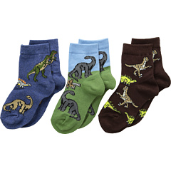 Dino Triple Treat 3-Pack (младенец / малыш / маленький ребенок) Jefferies Socks