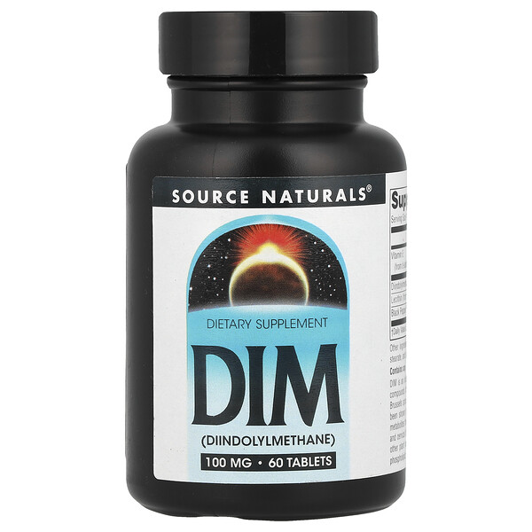 ДИМ, 100 мг, 60 таблеток Source Naturals