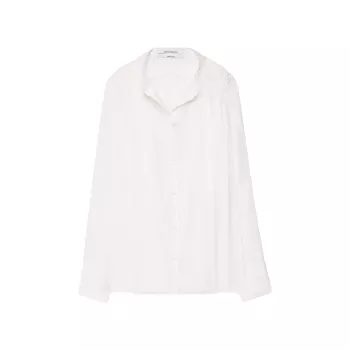 Хлопковая блузка со сборками из вуали Another Tomorrow