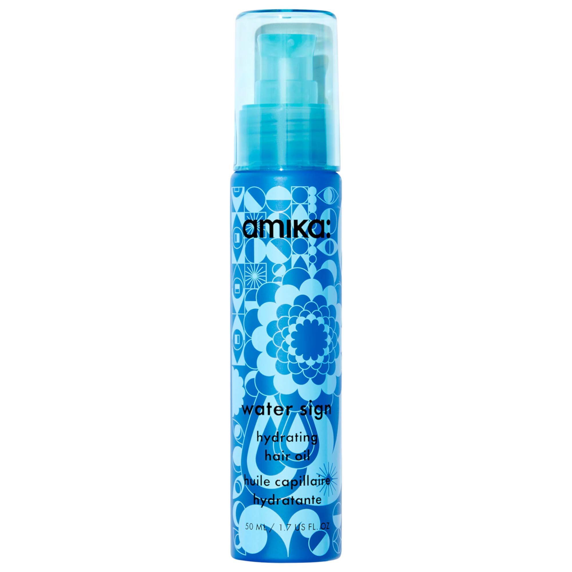 Увлажняющее масло для волос Water Sign с гиалуроновой кислотой Amika