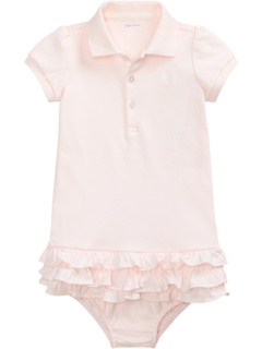 Платье-поло с оборками и шаровары (для младенцев) Polo Ralph Lauren