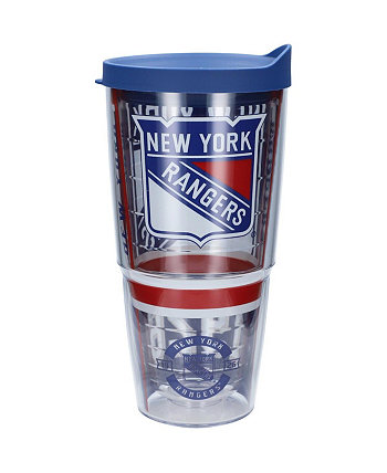 Классический стакан с верхней полкой New York Rangers емкостью 24 унции Tervis