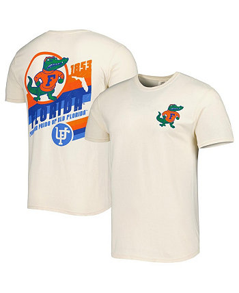 Мужская кремовая футболка Florida Gators Vault в винтажном стиле Comfort Color Image One