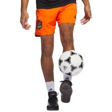 Men's adidas Orange Houston Dynamo FC 2023 Away AEROREADY Authentic Shorts Unbranded