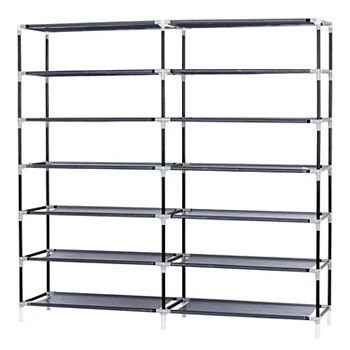 36 Pairs Portable Shoe Rack Storage Organizer Kitcheniva