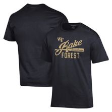 Men's Champion Black Wake Forest Demon Deacons Rake Forest T-Shirt Champion