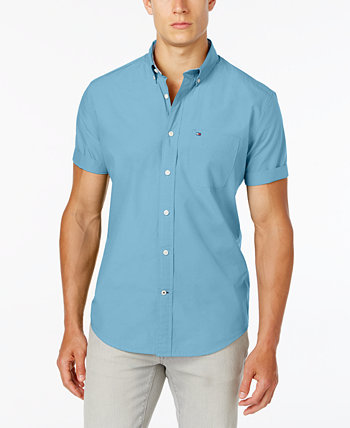 Мужская рубашка с коротким рукавом Maxwell на пуговицах Big & Tall Tommy Hilfiger