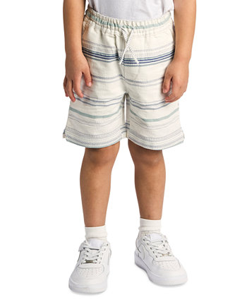 Big Boys Textured Striped Elastic-Waistband Shorts Sovereign Code