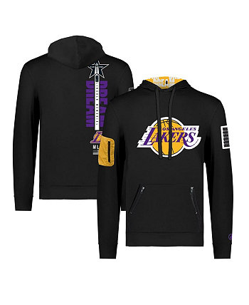 Черный пуловер с капюшоном для мужчин и женщин x Black History Collection Los Angeles Lakers FISLL