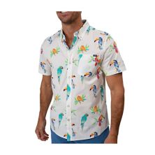 Мужская рубашка на пуговицах с короткими рукавами и неоновым принтом Chubbies Friday Friday CHUBBIES
