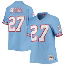 Женская джерси Mitchell & Ness Eddie George голубого цвета Houston Oilers Legacy Replica Player Mitchell & Ness