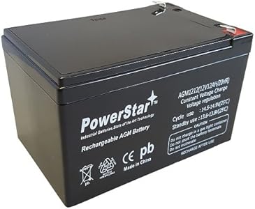 PowerStar repalcement Battery for RBC4 RBC 4 Battery Pack Compatible with APC UPS BackUPS Pro 650M 650 BK650 BP650 BE650 UB12120 PowerStar