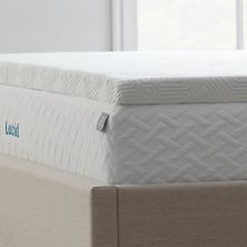 Lucid Dream Collection 2&#34; Gel Memory Foam Topper with Breathable Cover Lucid Dream