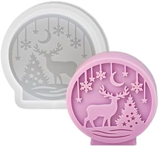 Tone Fun Elk Deer Shape Candle Silicone Molds for Making Candle, Resin, Aromatherapy Candles, Handmade Wax Soap, Home Decor, Craft Tone Fun