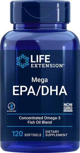 Life Extension Мега ЭПК-ДГК — 120 мягких капсул Life Extension