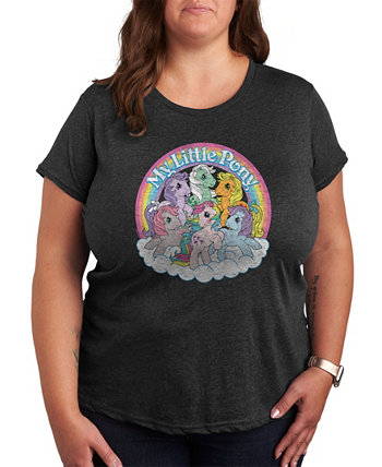 Модная футболка больших размеров с рисунком My Little Pony Hybrid Apparel