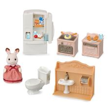 Набор мебели для кукольного домика Calico Critters Playful Starter с фигуркой и рабочими предметами. Техника Calico Critters