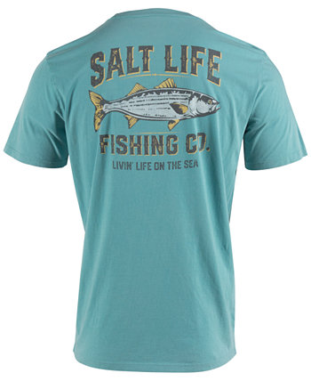 Мужская футболка с рисунком Life on the Sea Salt Life