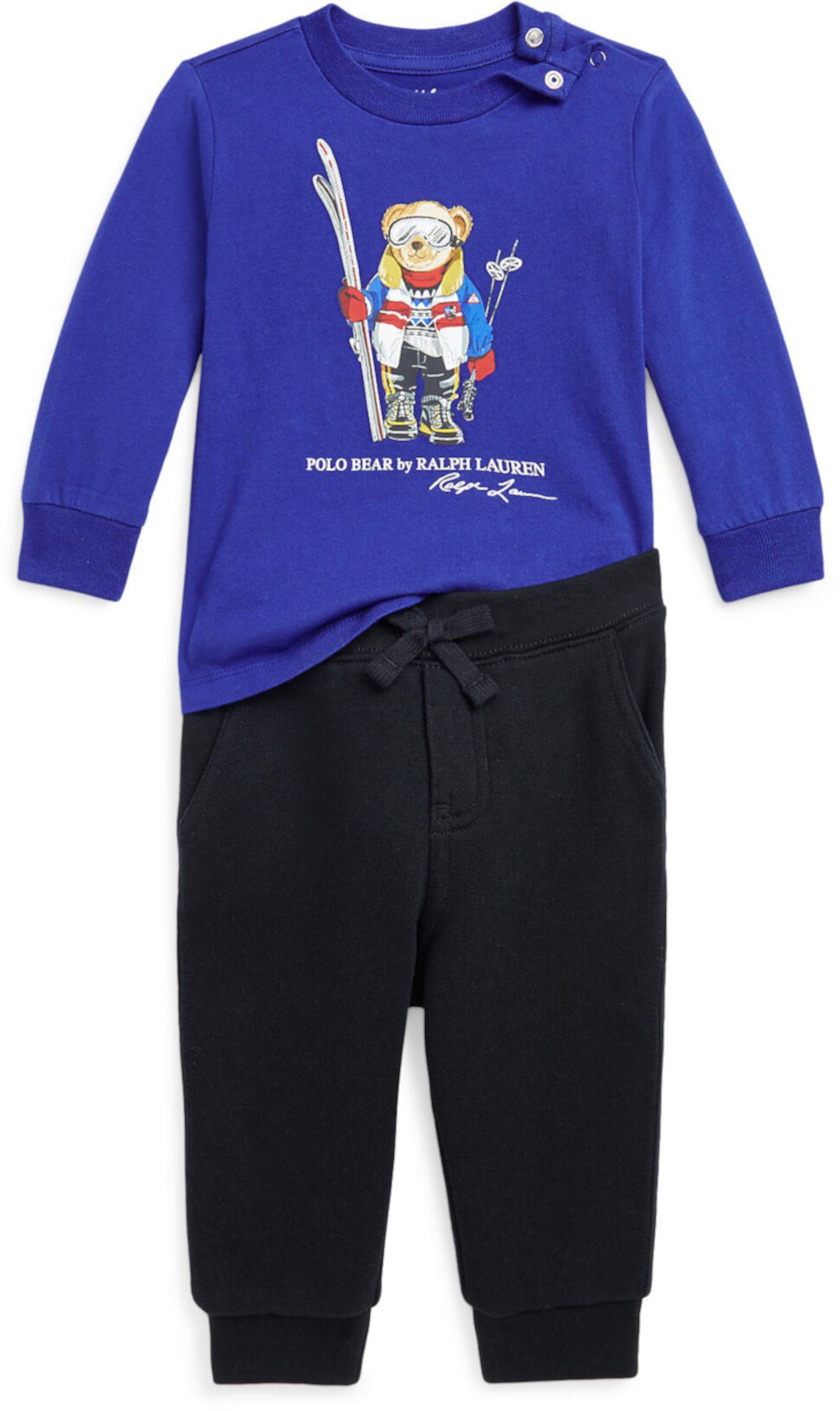 Комплект из футболки и флисовых штанов Polo Bear (для младенцев) Polo Ralph Lauren