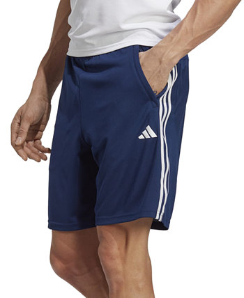 Мужские тренировочные шорты Train Essentials Classic-Fit AEROREADY с 3 полосками 10 дюймов Adidas