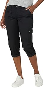 Lee Women's Ultra Lux Comfort with Flex-to-go Cargo Capri Pant Lee