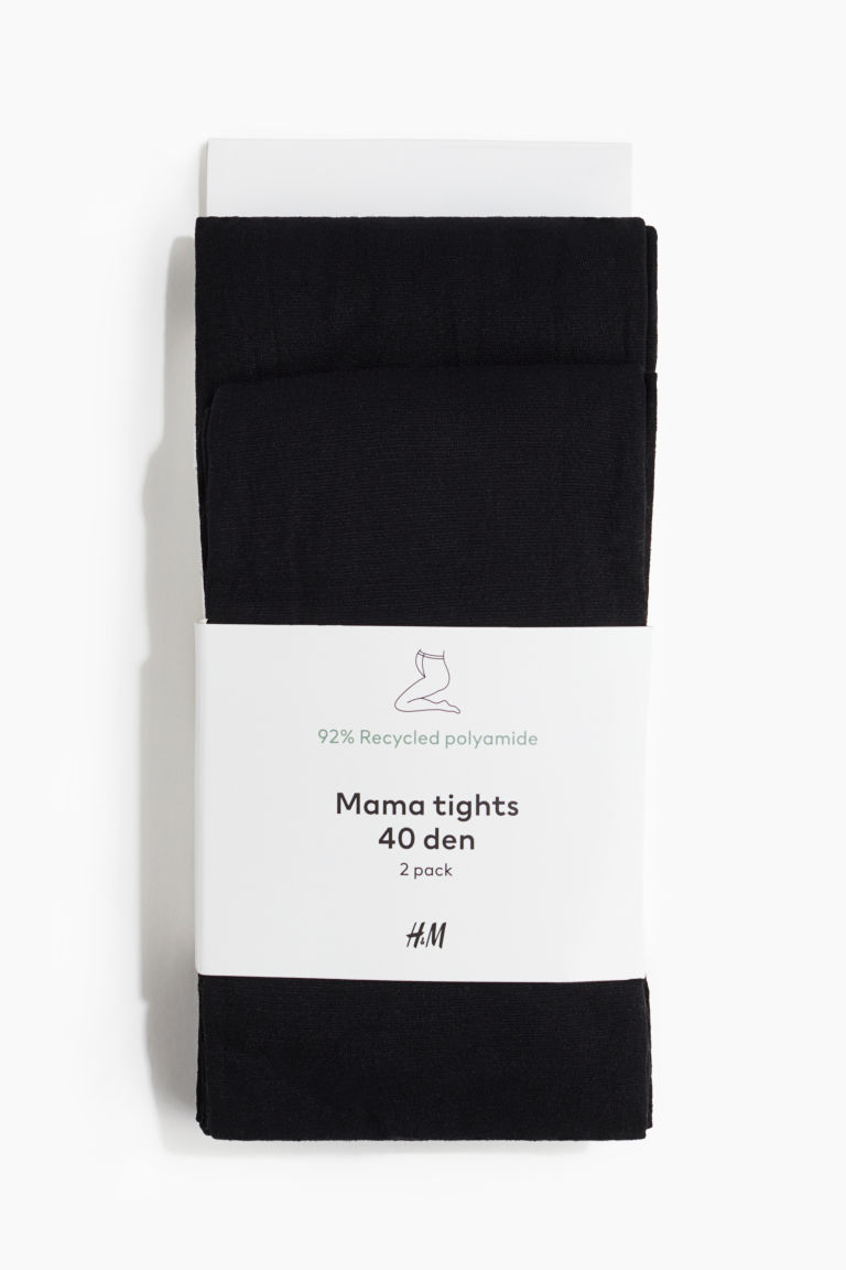 Женские Колготки H&M MAMA 2-pack 40 Denier H&M